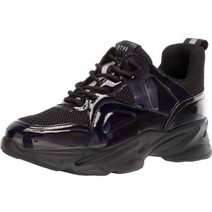 Steve Madden men’s sneaker Mintted Iridescent Black sz 13